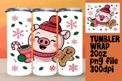20oz Tumbler Template for Creative Minds , Christmas Product Image 1