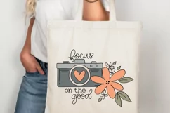 Focus on the Good SVG, Mental Health SVG, Positive SVG Product Image 4