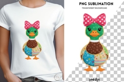 Patchwork duck png design for T-shirts Product Image 4