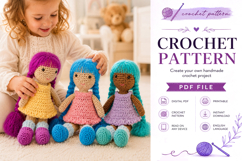 Crochet Doll Amigurumi Pattern PDF Product Image 4