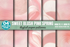 Sweet Blush Pink Spring Backgrounds Bundle JPG Product Image 5
