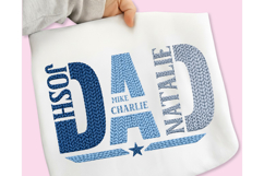 Father's Day PNG, Faux Yarn Dad PNG, Best Dad Ever PNG, Dad Product Image 5