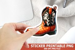 Pumpkin Howdy Sticker| Halloween Pumpkin Sticker Product Image 1