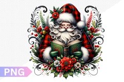Christmas Santa Sublimation - Clipart PNG Design Product Image 1