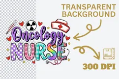 Oncology Nurse PNG, Cancer Care Nurse Sublimation Design Product Image 4