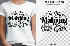 Mahjong quote png design for T-shirts Product Image 4