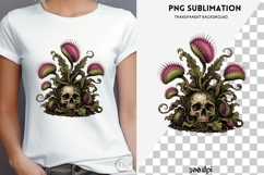 Gothic venus flytrap png design for T-shirts Product Image 4