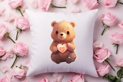 Valentines Day Bear Clipart, Christmas Clipart Product Image 4