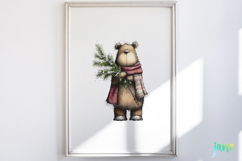 Whimsical Christmas Cabin Clipart Product Image 5