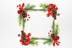 Christmas Frame Border Sublimation PNG Product Image 4