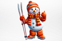 Funny Snowman Sublimation PNG Product Image 4