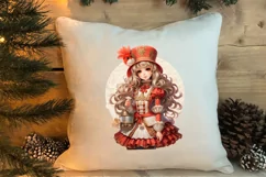 Christmas Blonde Girl Clipart Sublimation, Christmas Clipart Product Image 4