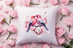 Breeds of Valentine Kissing Birds, Valentine's Day Clipart Product Image 4