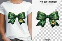 Christmas winter bow png design for T-shirts Product Image 4