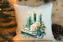 Cozy Green christmas Clipart Sublimation, Christmas PNG Product Image 4