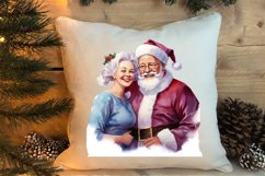 Christmas Purple Santa Claus Sublimation, Christmas PNG Product Image 4