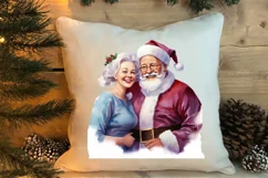Christmas Purple Santa Claus Sublimation, Christmas PNG Product Image 4