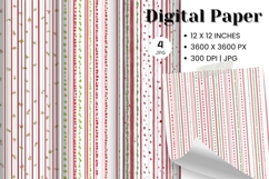 Stripe Pattern Background Gift Wrap Wallpaper Digital Paper Product Image 1