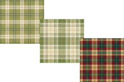 Printable Autumn Plaid Digital Patterns Product Image 4