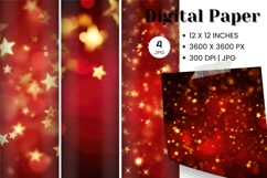 red glitter Background Wallpaper Sparkles Digital Paper_2 Product Image 1
