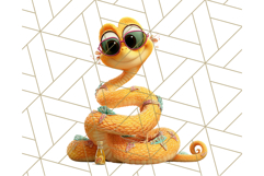 Cute Safari Animal Clipart with Jungle Accessories Png Product Image 4
