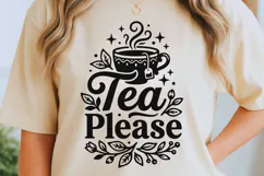 Tea Please Svg, Tea Lover Svg, Tea Time Svg, Tea Cup Svg. Product Image 5