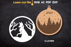 Christmas Ornaments Bundle SVG laser cut file for Glowforge Product Image 4