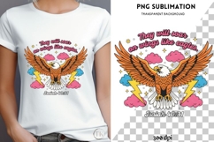 Bible verse eagle png design for T-shirts Product Image 4