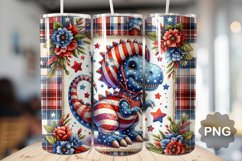 4th Of July Dinosaur Tumbler Bundle - 15 Designs Product Image 5