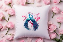 Breeds of Valentine Kissing Birds, Valentine's Day Clipart Product Image 4