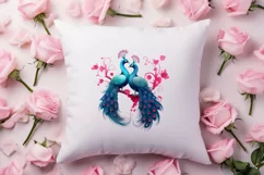Breeds of Valentine Kissing Birds, Valentine's Day Clipart Product Image 4