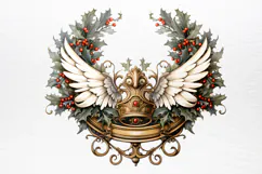 Vintage Christmas Cinema Clipart PNG Product Image 4