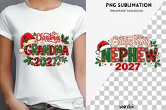 Family Christmas png design for T-shirts Product Image 4