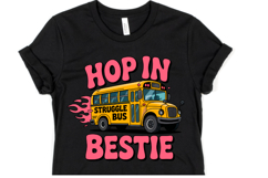 Hop in Bestie Svg | Svg Cut File | Shirt Svg Product Image 1
