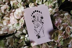 Peace sign SVG, Wildflower svg, Peace and Moon Svg design Product Image 4