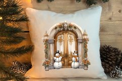 Gold Christmas Watercolor Clipart Sublimation, Christmas PNG Product Image 4