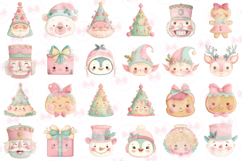 Cute Christmas Heads Clipart Product Image 4
