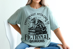 Fantasy Book Club SVG PNG Dragon Reader Fantasy Lover Product Image 4