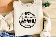 Willkommen in Unserem Zuhause Svg | Christmas | Shirt Svg Product Image 4