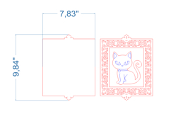Halloween Black Cat SVG laser cut file for Glowforge Product Image 4