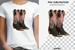 Western gothic halloween png design for T-shirts Product Image 2