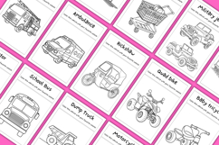 Vehicles Coloring Book for Kids Product Image 4