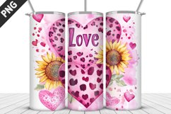 Lovely Hearts Tumbler Design | Valentine&#039;s Day Tumbler Wrap Product Image 5