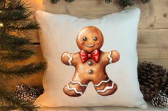 Gingerbread Man Sublimation Clipart, Gingerbread Man Clipart Product Image 4