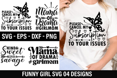 Funny Girl SVG Design - Please cancel my subscription to you Product Image 1