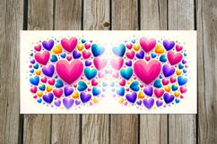 Love Hearts | 4 Valentine Sublimation Mug designs PL Product Image 4