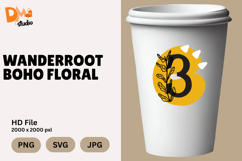 Wanderroot Boho Floral Monogram Product Image 1