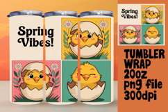 STYLISH 20oz Tumbler Template for Any Occasion , Cute Easter Product Image 1