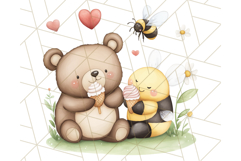 Spring Animal Ice Cream Clipart, Cute Pastel Animal PNG Product Image 4