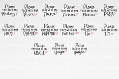 Please Pass Me To My ... Family SVG Bundle Product Image 4